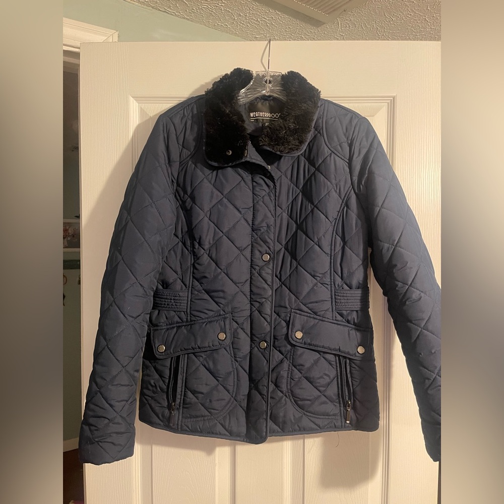 Weatherproof Brand Ladies Navy Blue Winter Jacket